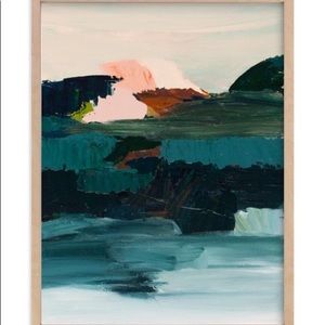 Minted abstract wall art print